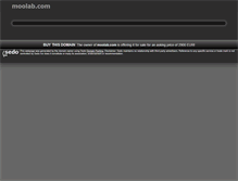 Tablet Screenshot of moolab.com